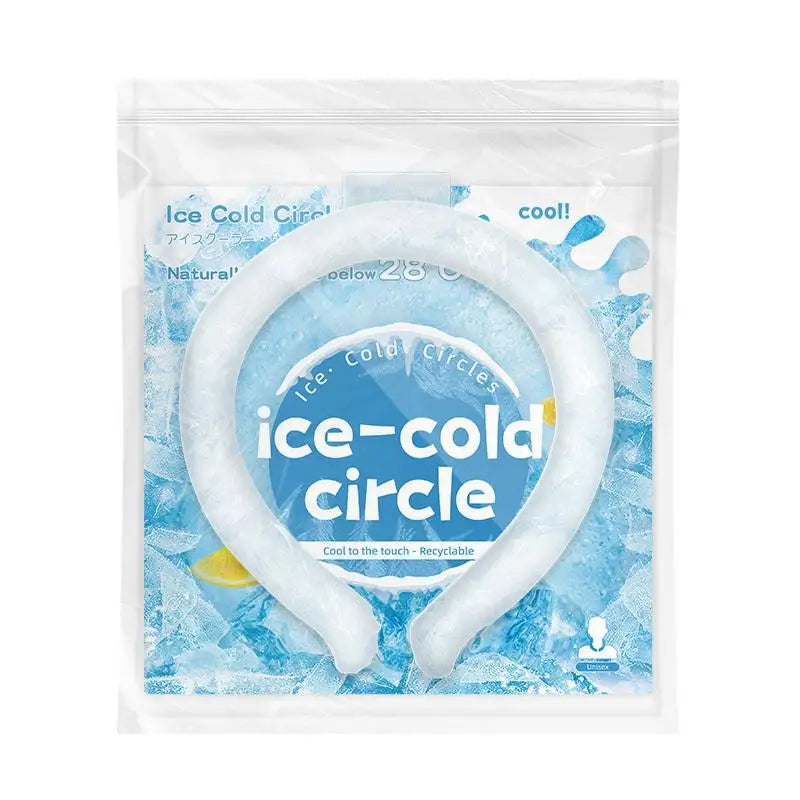 Cooling Tube and Ice Ring for Neck Offers Instant Relief from Heat Ideal for Outdoor Use