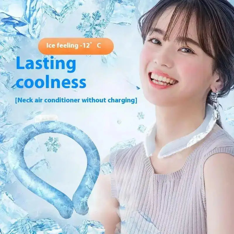 Cooling Tube and Ice Ring for Neck Offers Instant Relief from Heat Ideal for Outdoor Use