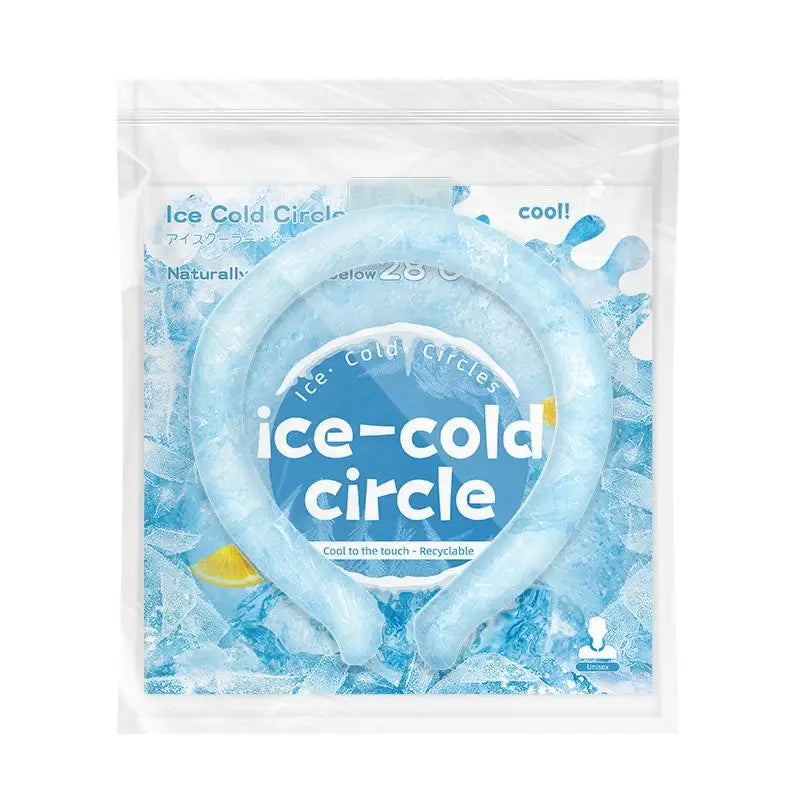 Cooling Tube and Ice Ring for Neck Offers Instant Relief from Heat Ideal for Outdoor Use