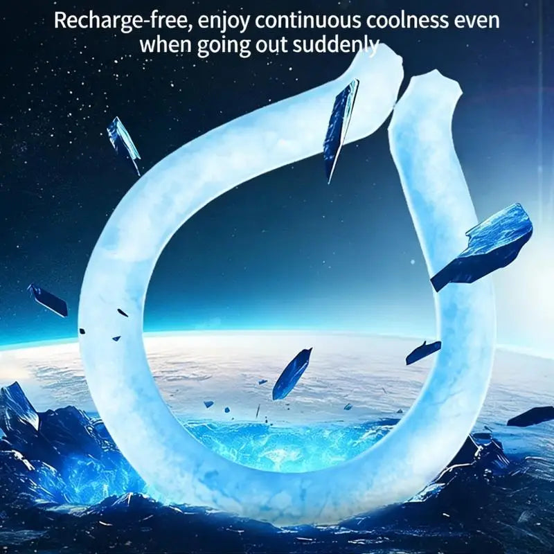 Cooling Tube and Ice Ring for Neck Offers Instant Relief from Heat Ideal for Outdoor Use